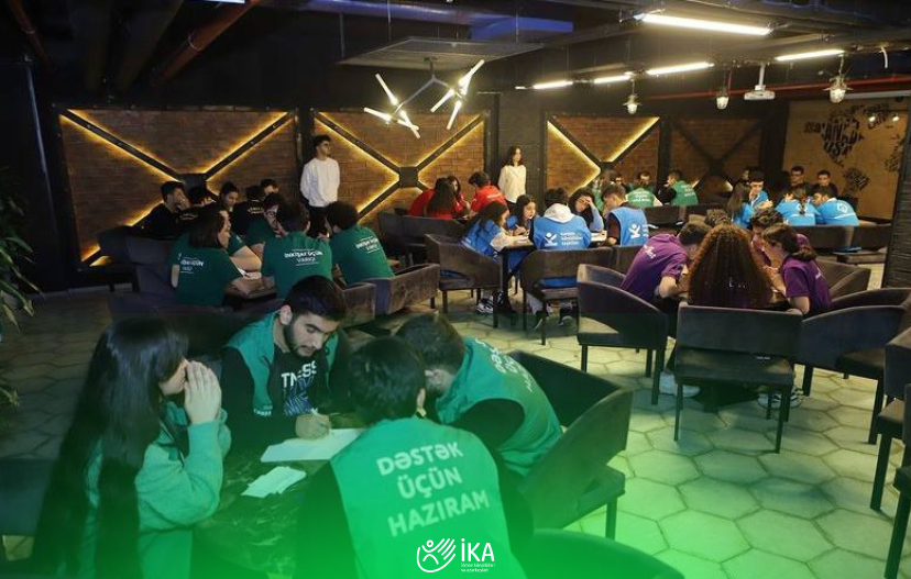 İKA könüllüləri “Ulu öndərin vəsiyyəti yerinə yetirildi” adlı intellektual turnirdə!